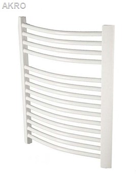 GRZEJNIK łazienkowy 60x70 biały łuk drabinka 455W 90°C